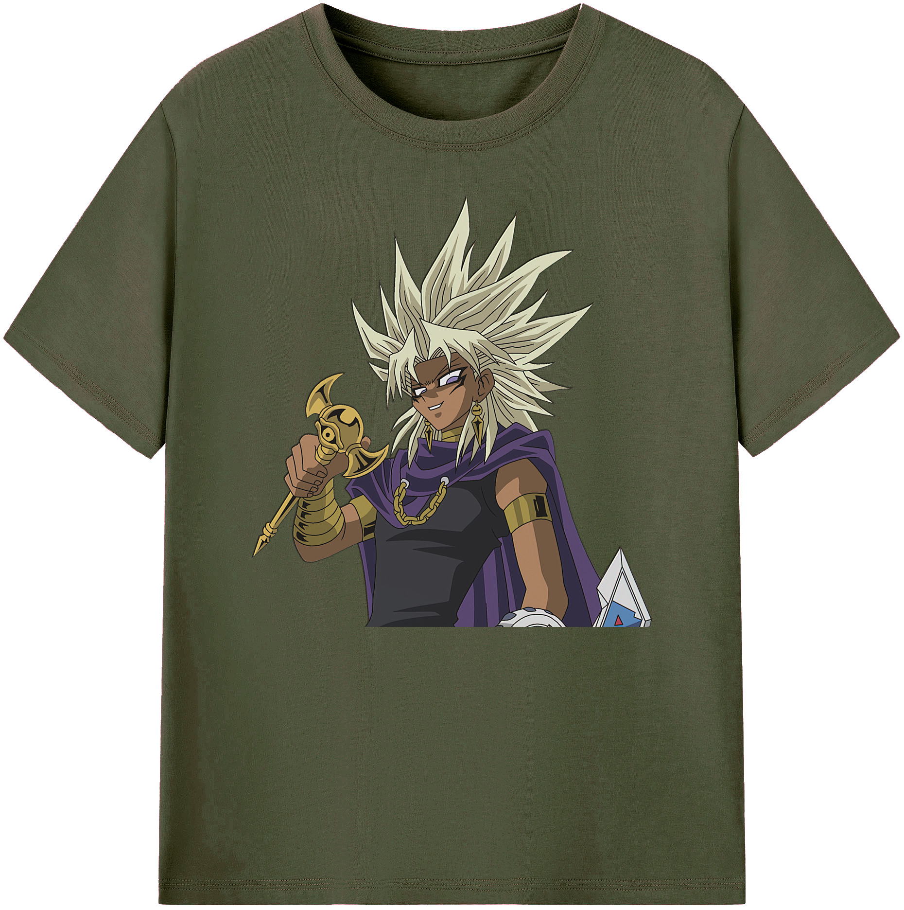 （画像用） 遊☆戯☆王 Yu-Gi-Oh! 綿100％ メンズ半袖Tシャツ｜肌触りやわらか＆通気性